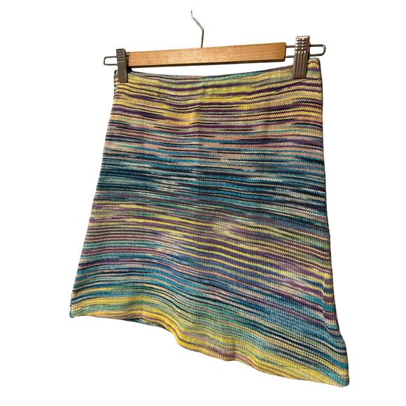 Handmade Knit Skirt - Copenhagen Local Brand, Boho Beachy, One of a Kind! - Picture 1 of 3